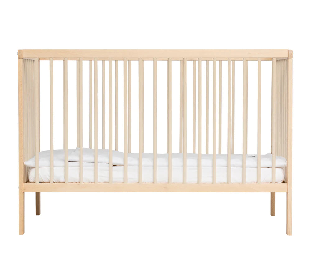 Mokee Mini Cot Bed in Beech