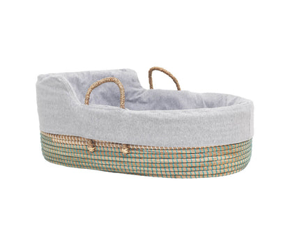 Mokee - Natural Sea Grass Moses Basket - Natural